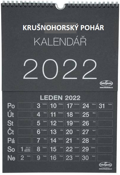 Kalendář závodů nové sezóny 2022 Krušnohorského poháru