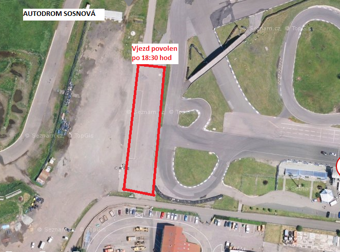 ZAV Autodrom Sosnová- poslední pokyny