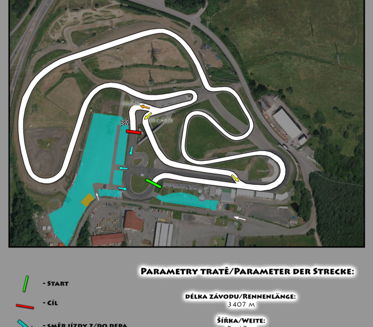 Otevření přihlášky do posledního závodu sezóny 2026 a informace o trati a platbě startovného na Autodrom Sosnová II